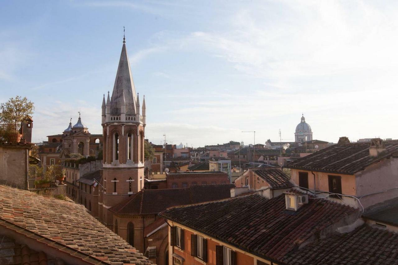 Amazing Panoramic Artist'S Loft Spanish Steps Rome Luaran gambar