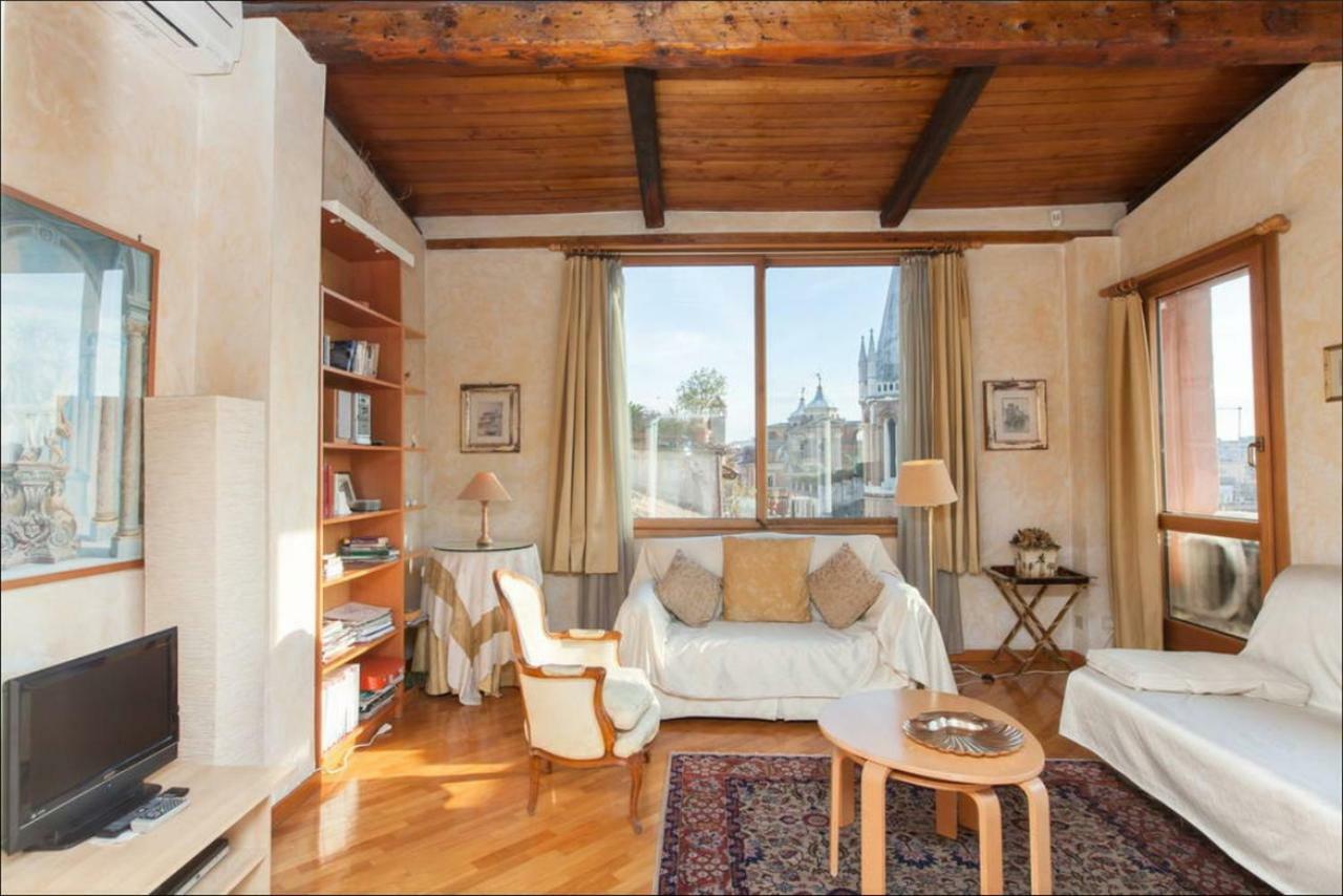 Amazing Panoramic Artist'S Loft Spanish Steps Rome Luaran gambar